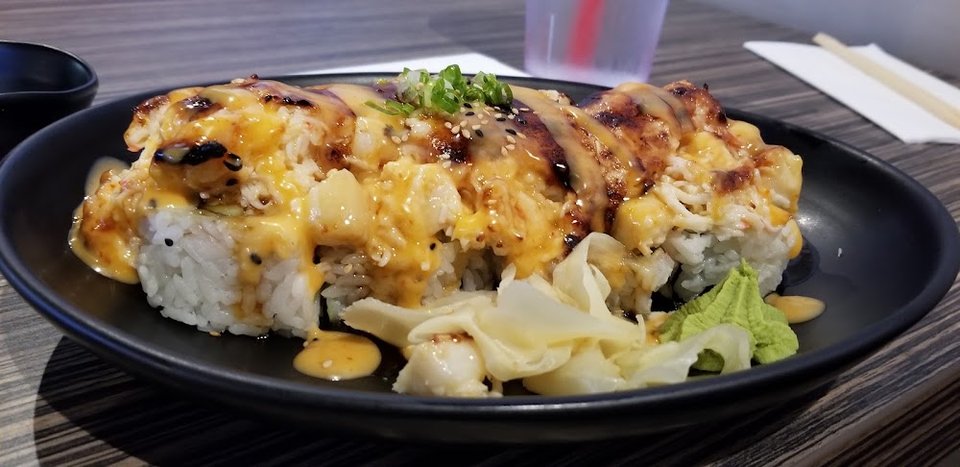 Baked Scallop Roll